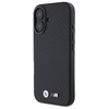 Original Handyhülle IPHONE 16 BMW Hardcase Carbon Wrapped Metal (BMHCP16S23PUFWC) schwarz