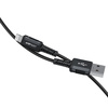 Acefast cable MFI USB - Lightning 1,8m, 2,4A black (C4-02 A Black)