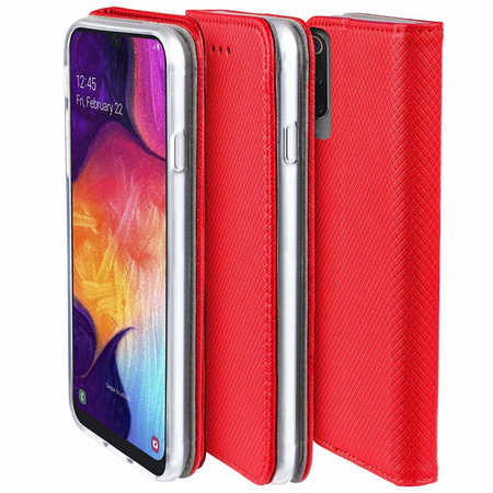 Etui SAMSUNG GALAXY A13 5G Portfel z Klapką Flip Magnet czerwone