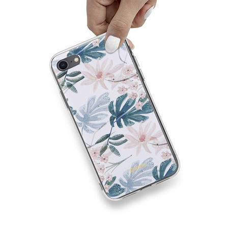 Crong Flower Case – Etui iPhone SE 2020 / 8 / 7 (wzór 01)