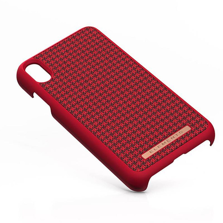 Nordic Elements Saeson Idun - Materiałowe etui iPhone Xs Max (Red)