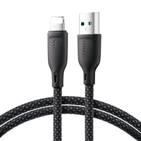 Joyroom Multi-Color Series SA34-AL3 USB-A / Lightning 3A Cable 1m - Black