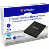 Verbatim Zewnętrzna nagrywarka Slimline Blu-ray + kabel USB 3.0 czarny/black 43890