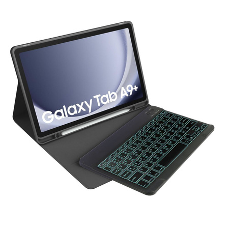 Schutzhülle SAMSUNG GALAXY TAB A9+ Tech-Protect SC Pen + Keyboard schwarz