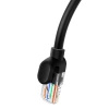 Baseus High Speed ​​Cat 5 RJ-45 1000 Mbit/s Ethernet-Kabel 10 m rund – Schwarz