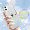 Case IPHONE 14 Luminous Hearts Case transparent