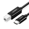 Ugreen US370 45034 Kabel für USB-C/USB-B-Drucker 1 m – Schwarz