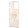 Karl Lagerfeld KLHCP13LKHTUGLGO iPhone 13 Pro / 13 6,1" złoty/gold hardcase Glitter Karl`s Head