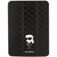 Karl Lagerfeld KLFC11SAKHPKK iPad 10.9&quot; Folio Magnet Allover Cover black/black Saffiano Monogram Ikonik