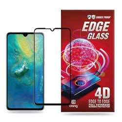 Crong Edge Glass 4D Full Glue - Szkło hartowane na cały ekran Huawei Mate 20