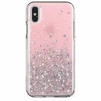 Wozinsky Star Glitter błyszczące etui pokrowiec z brokatem Samsung Galaxy S21+ 5G (S21 Plus 5G) różowy