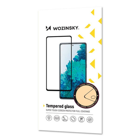 Wozinsky super wytrzymałe szkło hartowane Full Glue na cały ekran z ramką Case Friendly iPhone 13 mini czarny