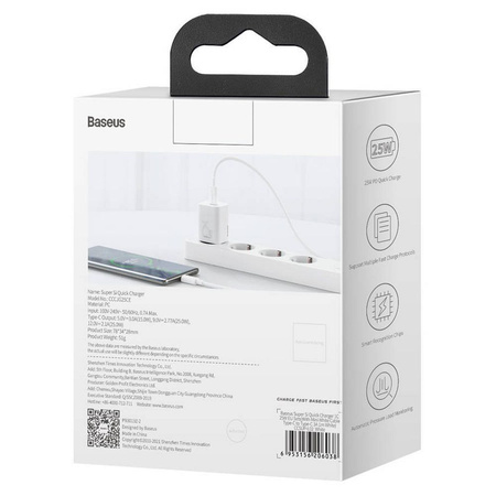 Baseus Super Si  Quick Charger 1C 25W EU White