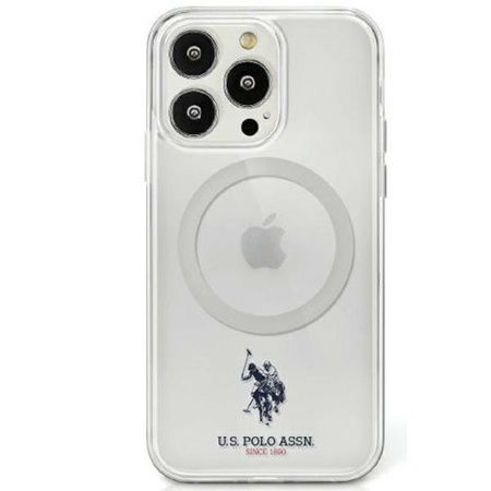 Etui U.S. Polo Assn. MagSafe Collection do iPhone 15 - przerozczyste