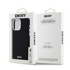 Etui DKNY Liquid Silicone Small Metal Logo MagSafe na iPhone 14 Pro Max - czarne