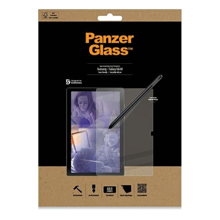 Gehärtetes Glas 5D SAMSUNG GALAXY TAB A8 10.5 X200 / X205 PanzerGlass E2E Regular Case Friendly