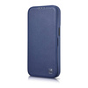 iCarer CE Premium Leather Folio Case iPhone 14 Flip Magnetic MagSafe Blue (WMI14220713-BU)