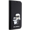 Karl Lagerfeld KLBKP14XSANKCPK iPhone 14 Pro Max 6.7&quot; bookcase black/black Saffiano Karl &amp; Choupette