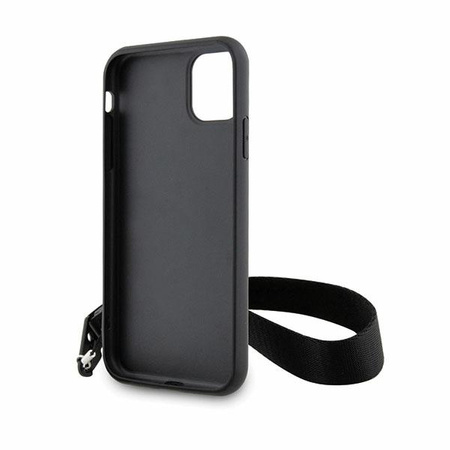 Karl Lagerfeld KLHCN61SAKLMBSK iPhone 11 / Xr  6.1" czarny/black hardcase Monogram Losange Saffiano