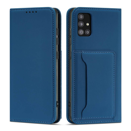 Magnet Card Case Case for Samsung Galaxy A13 5G Pouch Wallet Card Holder Blue