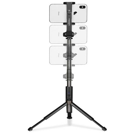 Spigen S540w Wireless Selfie Stick Tripod Black