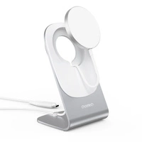 Choetech 15W Qi kabelloses induktives Ladegerät mit MagSafe weiß (H046+T518-F)