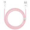 Blavec Kabel Candy oplot - USB na Typ C - PD 60W 3A 1 metr (CCA-UC3P10) różowy