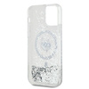 Karl Lagerfeld KLHMP12MLGCHSGH iPhone 12/12 Pro 6.1" hardcase transparent Liquid Glitter Choupette Head Magsafe