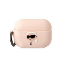 Karl Lagerfeld Silicone NFT Karl Head 3D - Etui AirPods Pro 2 (różowy)