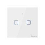 Sonoff T0EU2C-TX two-channel touch Wi-Fi wireless wall smart switches weiß (IM190314010)