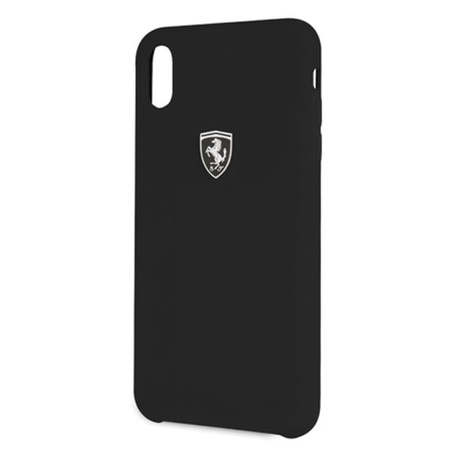 Ferrari Hardcase FEOSIHCI65BK iPhone Xs Max czarny/black Silicone Off track