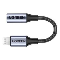 Adapter audio Ugreen US211 Lightning do Mini Jack 3.5mm (czarny)