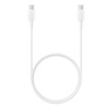 Cable 3A 1m USB type C - USB type C to SAMSUNG EP-DA705BWE white