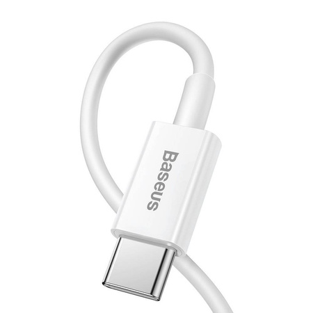 Baseus Superior kabel USB Typ C - Lightning Power Delivery 20 W 1,5 m Biały (CATLYS-B02)