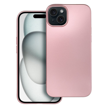 Futerał METALLIC do IPHONE 15 PLUS różowy