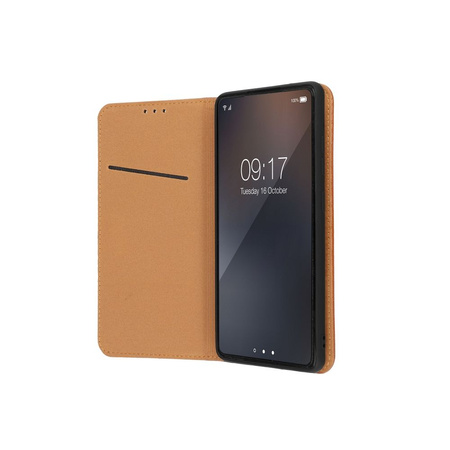 Kabura SMART PRO Book skórzana do SAMSUNG A16 5G brązowy