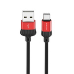 Borofone Kabel BX28 Dignity - USB na Typ C - 2,4A 1 metr czerwony