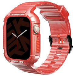 Skinarma pasek+etui Saido 2in1 Apple      Watch 45/44mm czerwony/red