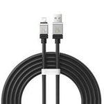 USB - Lightning 2.4A 1m cable Baseus CoolPlay - black