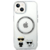 Karl Lagerfeld KLHMP14MHKCT iPhone 14 Plus 6,7" hardcase przeźroczysty/transparent Karl & Choupette Aluminium Magsafe