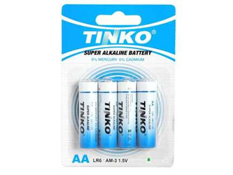 Bateria alkaliczna TINKO AA/LR6 4szt/blister