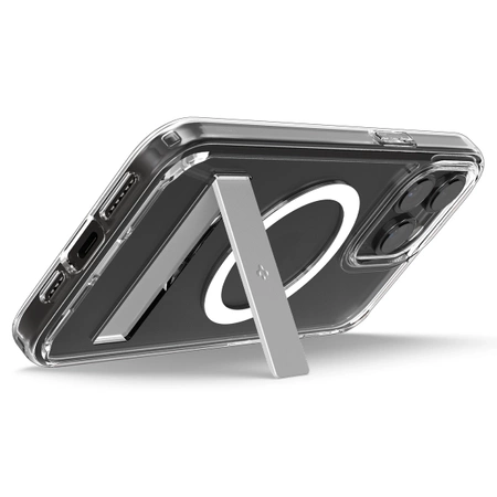 Spigen Ultra Hybrid S MagSafe case with stand for iPhone 15 Pro - transparent