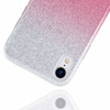 Etui IPHONE 13 Brokat Glitter srebrno-różowe