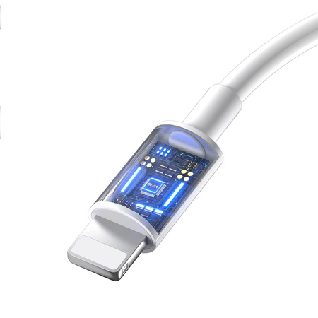 Devia kabel Smart PD USB-C - Lightning 2,0 m 3A biały