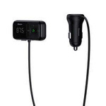 Kabelloser Bluetooth-FM-Transmitter mit Ladegerät Baseus S-16 (Overseas Edition) – Schwarz