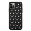 Mercedes MEHCP12MESPBK iPhone 12/12 Pro 6,1" czarny/black hardcase Silver Stars Pattern