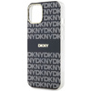 DKNY DKHMP14SHRHSEK iPhone 14 / 15 / 13 6.1" czarny/black hardcase IML Mono & Stripe MagSafe