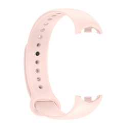 Pasek Silikonowy Mi Band 8 / M8 (1), LIGHT PINK / PUDROWY RÓŻ