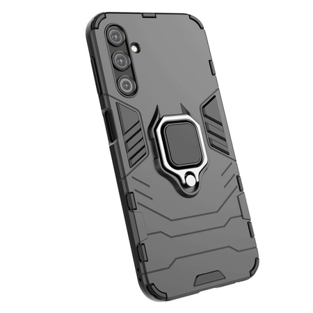 Ring Armor Hülle für Samsung Galaxy A24 4G Panzerhülle Magnethalter Ring schwarz