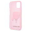 Karl Lagerfeld KLHCP13SKHTUGLP iPhone 13 mini 5,4" różowy/pink hardcase Glitter Karl`s Head